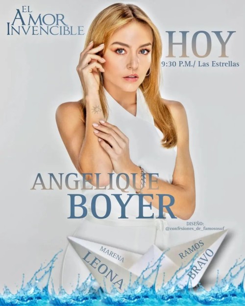 Photo shared by @elamorinvenciblefans on February 20, 2023 tagging @angeliqueboyer, @confesiones de 