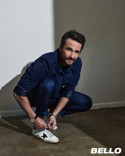 Photo shared by Rodrigo Santoro on February 28, 2023 tagging @goldengoose. May be an image of 1 pers
